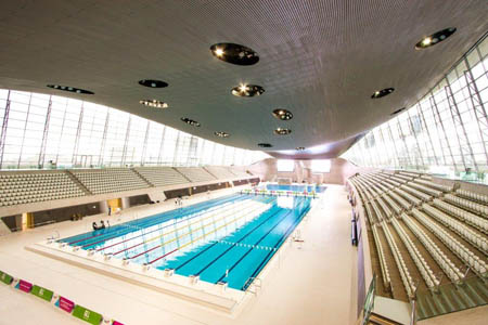 El Aquatics Centre de Zaha Hadid Architects ya est abierto al pblico...