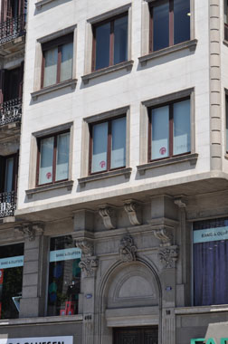 Fachada de las oficinas de Gestora Gabaldn en Barcelona