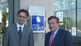 Bruno Lger y Andr Liebot, dirigentes del Grupo Liebot