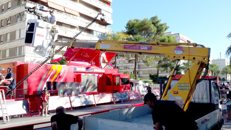 Servicio completo de maquinaria y asistencia tcnica para la vuelta ciclista a Espaa