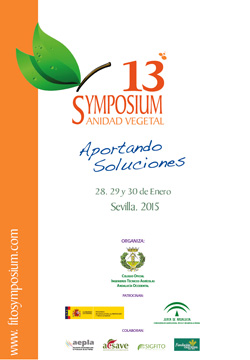 Cartel del 13 Symposium de Sanidad Vegetal