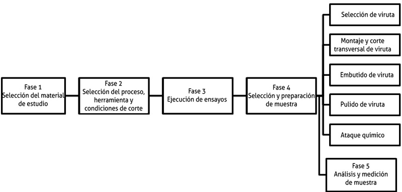 Figura 1: Fases de la metodologa experimental