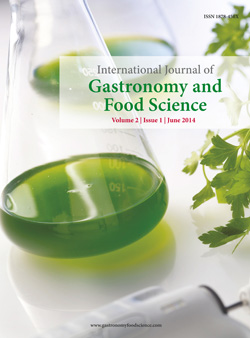 Portada de la tercera edicin de la revista 'International Journal of Gastronomy and Food Science'