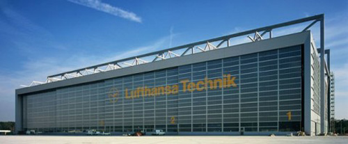 Instalaciones de Lufthansa Technik Logistik Services en el aeropuerto de Frankfurt
