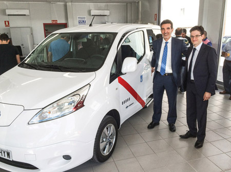 Nissan Leaf, homologado como taxi en la Comunidad de Madrid