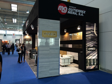 Stand Gutirrez Mena en el foro internacional de Marmomacc