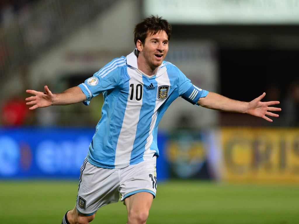 Messi con el uniforme de Argentina. (adidas)