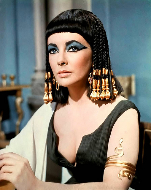 Liz Taylor en Cleopatra. Imagen de Flickr