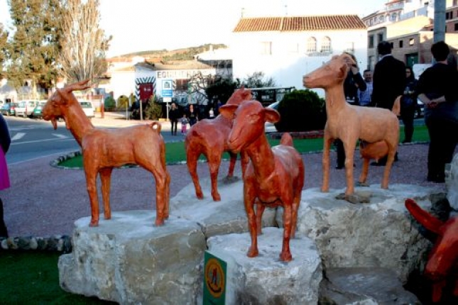 Monumento a la Cabra Malaguea inaugurado en la localidad de Casabermeja