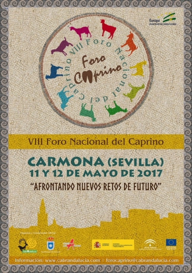 El VIII Foro Nacional del Caprino se celebrar en Carmona (Sevilla) los das 11 y 12 de mayo