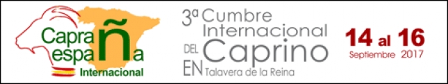 III Cumbre Internacional del Caprino de Talavera de la Reina CAPRAESPAA 2017: 14, 15 y 16 de septiembre 2017