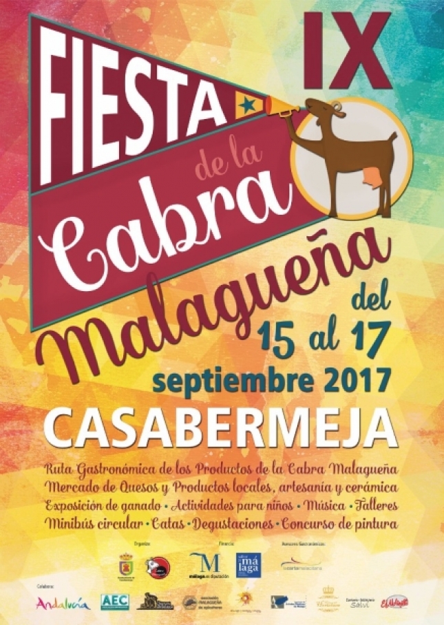 IX Fiesta de la Cabra Malaguea en Casabermeja los das 15, 16 y 17 septiembre