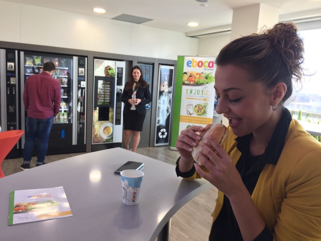 Eboca comienza la comercializaci�n del primer Bocadillo de Ternasco de Arag�n para vending