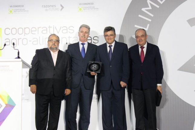 OviSpain recibe el Premio Integracin Cooperativa en el 25 aniversario de Cooperativas Agroalimentarias