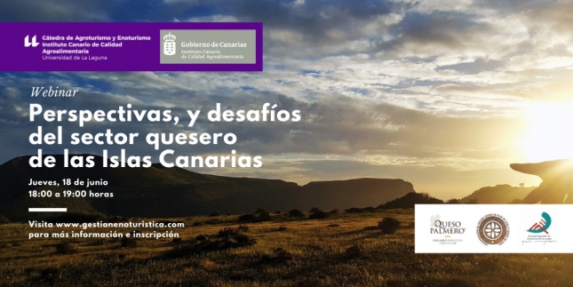 Un encuentro online debate sobre los retos de futuro del sector quesero de Canarias