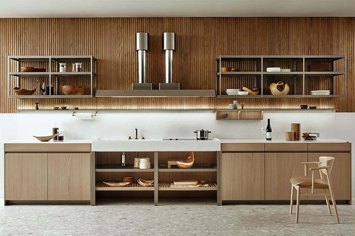 K-System de Ernestomeda, el nuevo sistema modular abierto de la cocina K-Lab