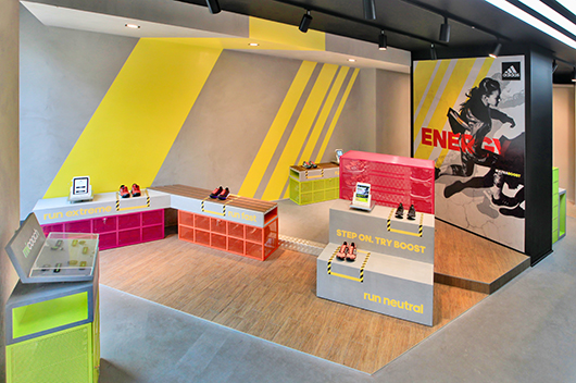 adidas Runbase Milano: una experiencia running única. Un nuevo concepto diseñado por DINN! Decoración e Interiorismo