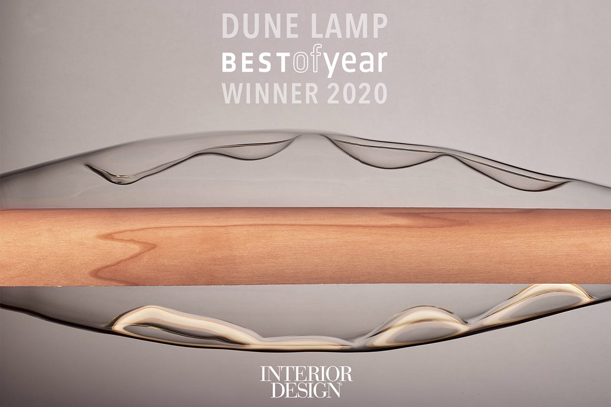 La lmpara Dune de LZF gana el premio Best of Year de la revista Interior Design