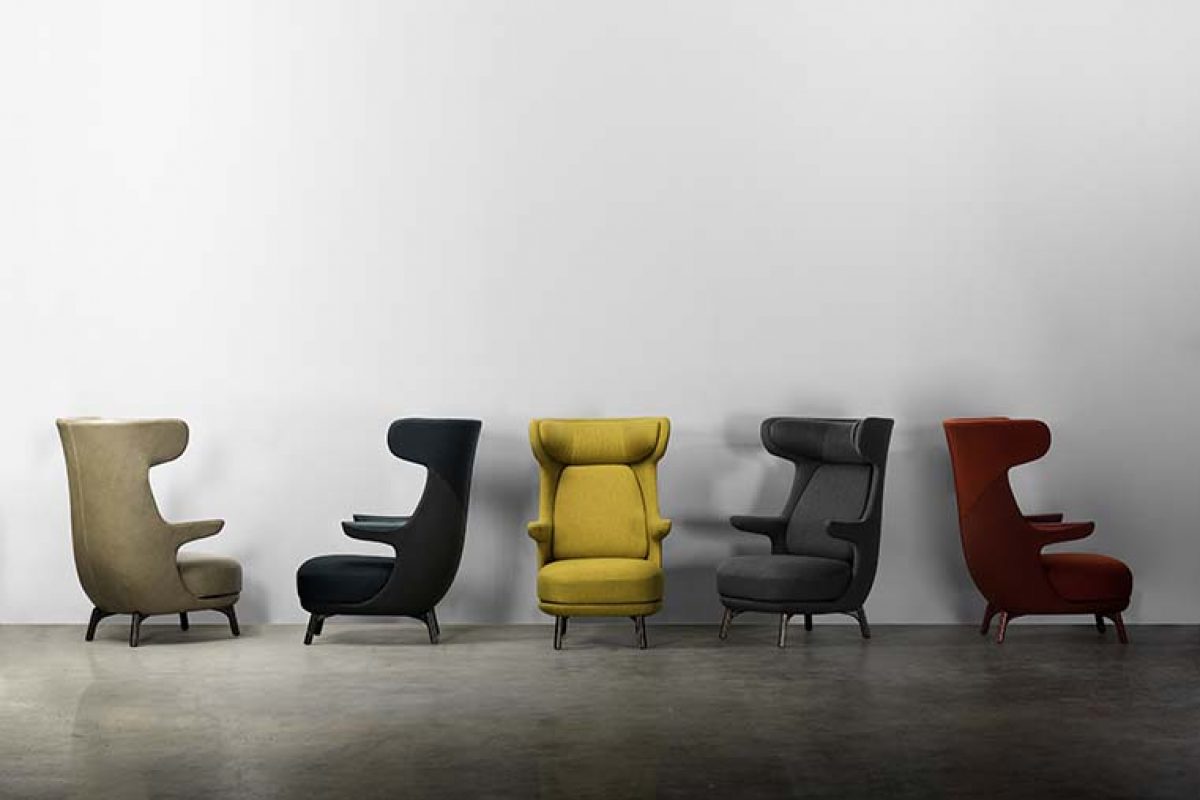 Dino de Jaime Hayn para BD Barcelona Design, un silln esbelto desde cualquier lado que lo mires