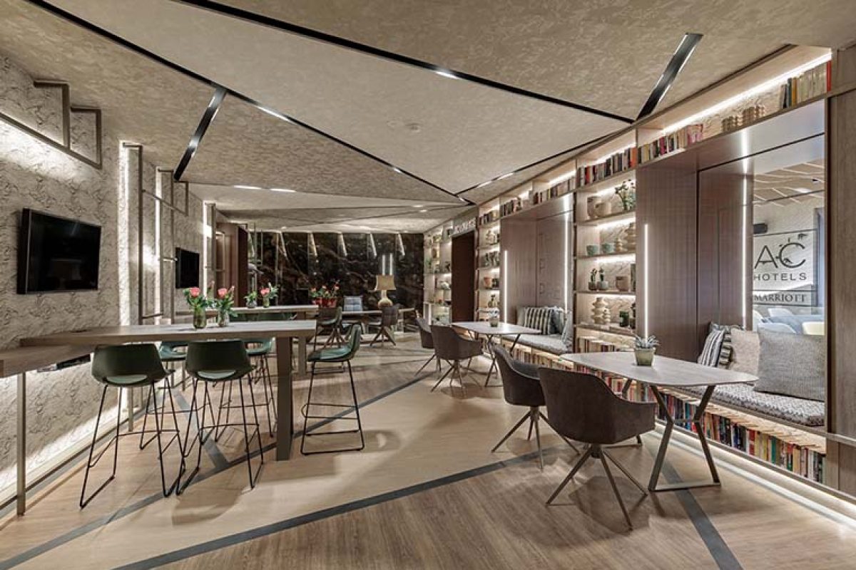 AC Hotels by Marriott en Casa Decor 2020. Un espacio que ana las distintas formas de reunirse en un hotel AC