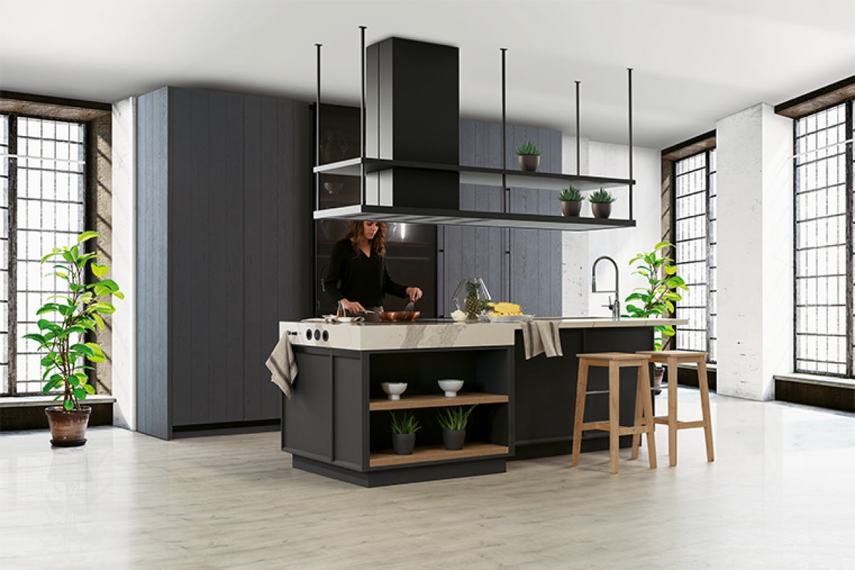 Cocinas en negro, un toque de elegancia y personalidad. Trucos para incorporar este color a tu cocina