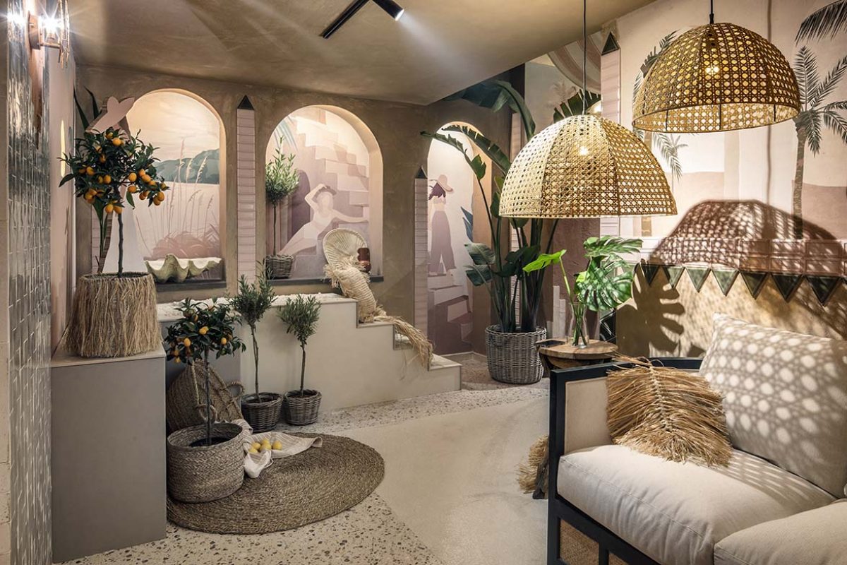 Los revestimientos de alta costura, creados con mosaico ecolgico Hisbalit, marcan tendencia en Casa Decor 2021