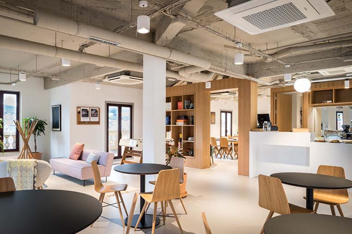 Estudio Monochrome disea el nuevo centro co-working de la firma Spaces en Bilbao