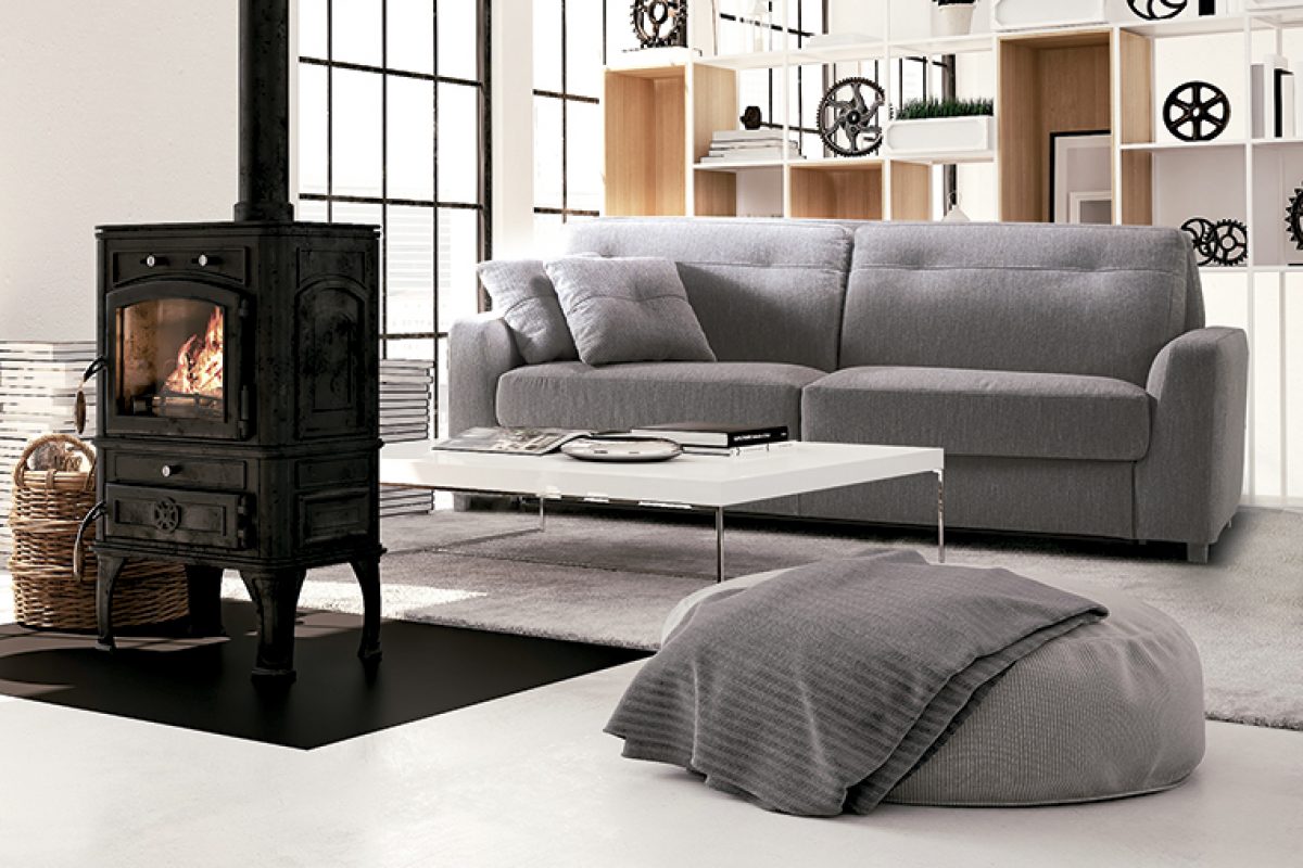 Lneas puras caracterizan a Oliver, el nuevo sof cama con respaldo alto de Alessandro Elli para Milano Bedding