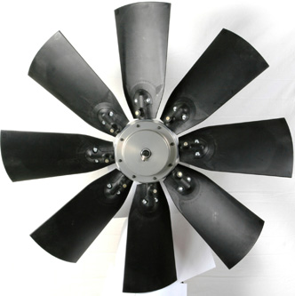 Ventilador de cabeceo variable de Flexxaire